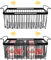 Upgraded Freezer Storage Boxes, 2 Pack Extendable Drawers, Universal Hanging Baskets with Handles for Chest Freezer, Easier to Take, Add Space, Fridge Organisers Containers for Kitchen