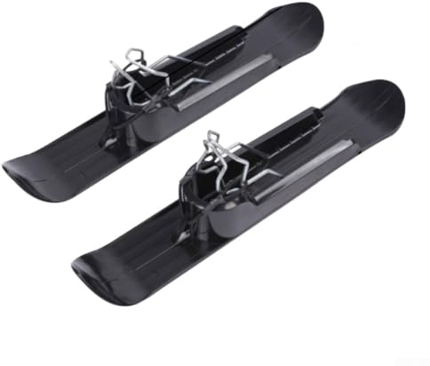Schneeschlittenbrett für den Außenbereich, Ski-Platte für Rollstuhl, Fahrrad, Roller und Haustier-Kinderwagen, Räder, 15 cm bis 30 cm Durchmesser, geeignet für Schnee und gemischtes Gelände
