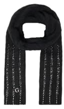GUESS Schal Strickschal mit Strass Art. AW5384POL03 Farbe schwarz Maße 30 x 165 cm Material 42% Acryl 30% Polyester 28% Polyamid/Nylon