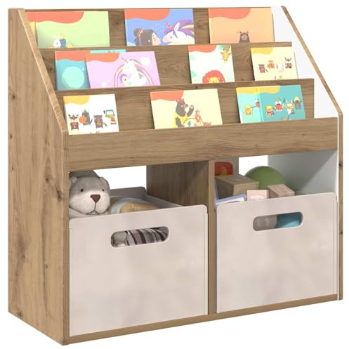 vidaXL Kinderregal Artisan-Eiche 72,5 x 29,5 x 69 cm Holzwerkstoff