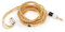Linsoul Tripowin Zonie IEM Cable, Cable Plateado de 16 Núcleos para Auriculares, 1.25m SPC in Ear Monitor Cable para 7hz Zero:2 Orchestra Lite Cadenza Hype4 Supermix4(MMCX, 2.5mm)(Dorado)