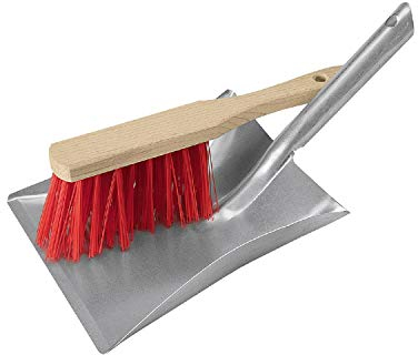 KA Kehrgarnitur 455599 Set Kehrblech Metall + Handfeger Kehrschaufel verzinkt Kehrbesen