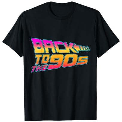 Lustiges 90er Jahre Shirt Back to The 90s Retro Motto Party T-Shirt