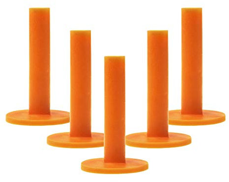 Perfeclan 5pcs Golf Rubber Tees Holder Range Übung Fahrtraining Tee Mats, 85mm