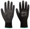 Portwest - Guanti da palmo in poliuretano, colore: nero, taglia: XXS, A120BKRXXS