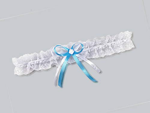 Braut-Strumpfband für Braut, blaue Spitze, Strumpfband, Brautschmuck, Hochzeitsstrumpfband, Geschenk, etwas Blau