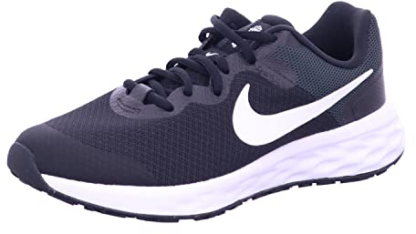 Nike Unisex Kinder Revolution 6 Adults Schuhe, Black White Dk Smoke Grey, 37.5 EU
