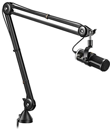 Deity VO-7U Boom Arm Kit USB Dynamic Podcast Microphone with RGB Lights for Game Podcast Stream YouTube (Black)