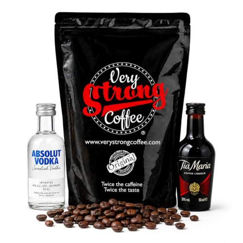 Very Strong Coffee Hamper ESPRESSO MARTINI Kit Gift Set with Whole Coffee Beans