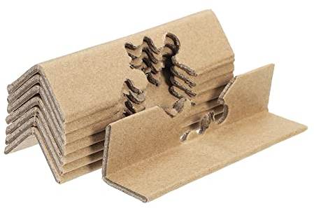 PATIKIL 50 Stück Verstellbarer Papp-Eckenschutz Stückage Rahmenschutz 60x30mm Dicke 4mm für Kunst, Verpackung, Versand