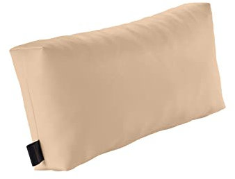 pader medi.tech Massagekopfkissen mit Schaumstoff-Flocken, 45x20x9cm, Therapiekissen, Lagerungskissen für die Physiotherapie mit Kunstlederbezug | abwaschbar, bequem | 02 Elfenbein