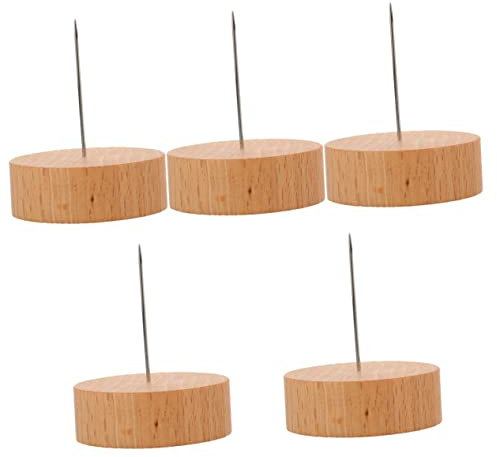 COHEALI 5st Puppenständer Desktop-zubehör Figurenregal Tischzubehör Häkelpuppen-Display-Basis Modellpuppen Mit Ständer Stabiler Puppenfigurenhalter Puppenhalter Holz Hölzern Spielzeug Kind