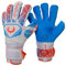 Renegade GK Vortex Nitro Torwarthandschuhe | 3.5+3mm Hyper Grip & 4mm Duratek | Blau, Rosa, Weiß Fußball Torwart Handschuhe (Größe 11, Erwachsener, Negative Cut, Level 3)