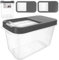 orion group Caja de almacenamiento de plástico con tapa, 10 L