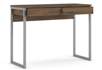 AVANTI TRENDSTORE Ceranesi - Scrivania in legno laminato di colore noce con 2 cassetti. Disponibile in due colorazioni. Dimensioni LAP 101,6x76,5x40 cm