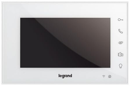 EASYKIT WiFi, Monitor Adicional de Videoportero, Pantalla a Color de 7, Control Mediante App, configuración personalizada, 1 o 2 Unidades Familiares, Blanco