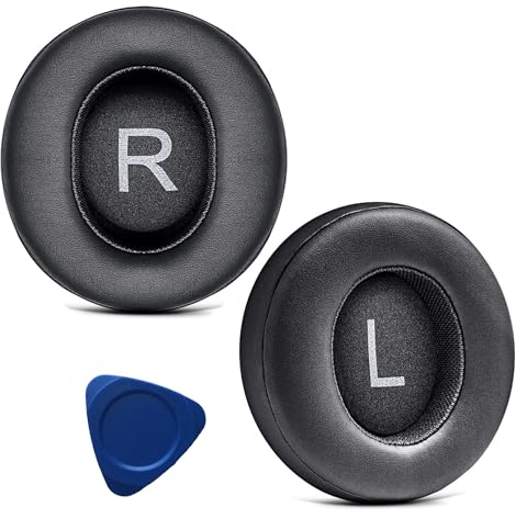 jingewell Protein Leather Ear Pads for Shure SRH1540 AONIC40 AONIC 50 Headphones, Black