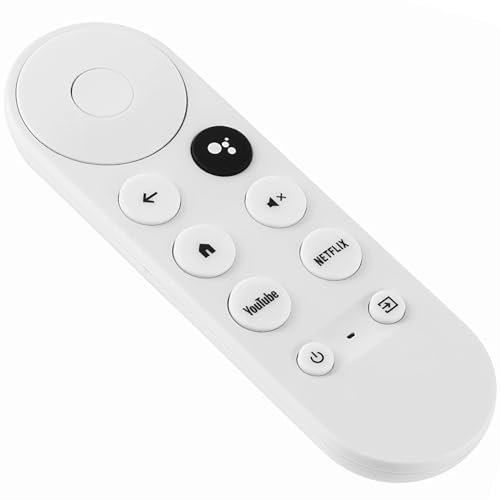 BENACES Télécommande vocale G9N9N de rechange pour TV compatible avec Google Chromecast 4K Snow, GA01409-US, GA01919-US, GA01920-US, GA01923-US, GA02463-US, GA02464-US