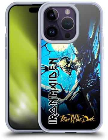 Head Case Designs Offizielle Iron Maiden FOTD Plattencover Softgelhülle Kompatibel Mit Apple iPhone 14 Pro Und Kompatibel Mit Magsafe Zubehör