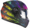 SKA-P Unisex – Erwachsene Speeder Integralhelm, Schwarz Grün Rot matt, XXL (61cm)