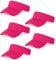 Marrywindix 5 Stück Hot Pink Sport Wear Athletic Visor Sun Sports Visor Hut Visier Verstellbare Kappe für Damen und Herren (Einheitsgröße), Knallpink (Hot Pink), Einheitsgröße