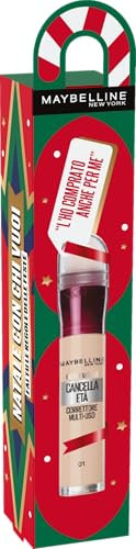 Maybelline New York Mascara Volumizzante e Allungante, Effetto Ciglia a Ventaglio e Sguardo Intenso, Confezione Regalo, Collezione Natale con Chi Vuoi 2024, Mascara Sky High, 7,2 ml