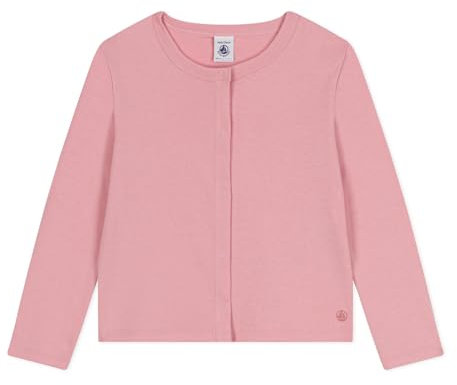 Petit Bateau A0d6f Maglione Cardigan, Rosa, 5 Anni Bambina
