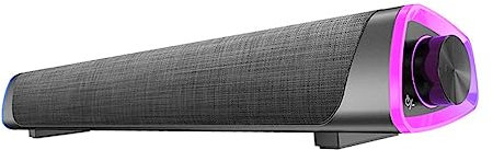 Uonlytech Barra De Sonido Estéreo para Pc Barra De Sonido Envolvente Altavoces para Tabletas Altavoz Cable