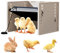 Rppiup Wärmeplatte Küken, Kükenwärmer Wärmelampe, 25 Watt Küken Brooder Heizplatte für Kükenaufzucht, Einstellbare Höhe Kükenwärmeplatte, Konstante Temperatur und Energieeinsparung für wie Hähnchen