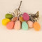 HERZONE 10pcs mini Ostereier Anhänger aus Filz 3 * 2cm Ostern-Deko Ostereier zum Aufhängen Osterdeko Frühlingsdeko Ostern Frühling (bunt-kleine Eier A)