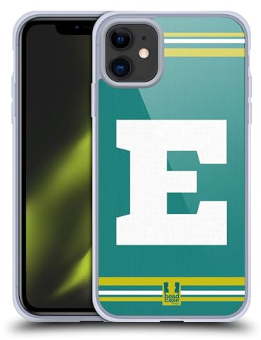 Head Case Designs Weiss E Hochschulteams Gelhülle [Militärischer Schutzgrad] Kompatibel Mit Apple iPhone 11 Und Kompatibel Mit MagSafe