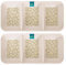 YöL Pack of 2 3 Section Snack Tray Daisy Print Melamine Summer Dining Outdoor Picnic BBQ Green Floral Trendy Tableware Reusable Plastic Dips