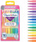 Paper Mate Flair Felt Tip Pens | Medium Point (0.7 mm) Markers | Assorted Ocean Dream Colouring Pens | For Kids & Adult Colouring, Journalling & More | 16 Count