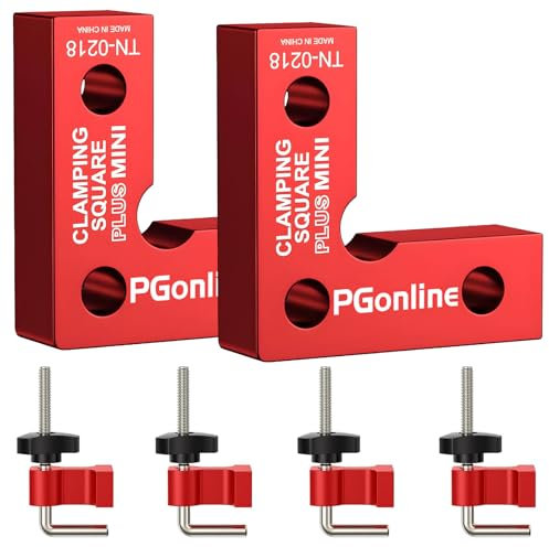 2 Pièces Bloc de Positionnement à 90 Degrés, Serre Joint Angle À 90 Degrés, Serrage à Angle Droit Alliage D'aluminium, Pince de Fixation Positionnemen, pour Travail Bois, Cadres Photos, Armoires