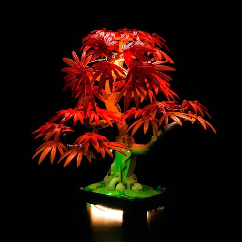 LED Lighting Kit for Lego 10348 Japanese Red Maple Bonsai Tree - Custom Lights to Mount - Fits This Model (Model Not Included)