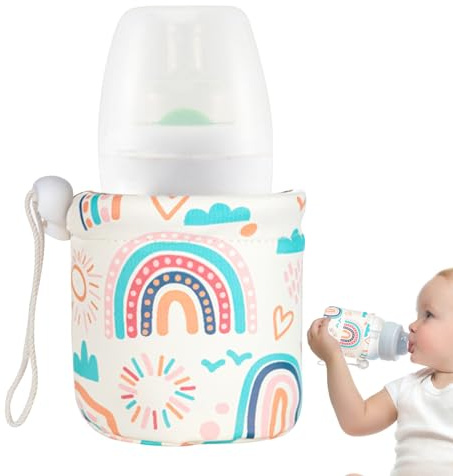Baby-Flaschen, Milk Insulated Sleeve, Thermal Insulation Cover, süße Travel Milks Pouch, Breastmilk Formula, Baby-Feeding Bottle Warmer Sleeves for Reisen und den täglichen Gebrauch
