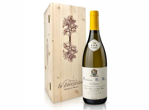 Lo Zoccolaio - Vino Bianco- Langhe DOC Chardonnay 'Re Noir' in Cassa di Legno - Confezione Regalo - 1 x 750 ml