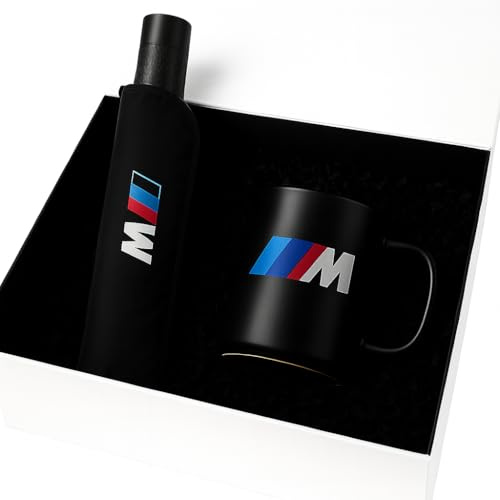BMW M Perfomance Motorsport Geschenkset Geschenkbox M Tasse Regenschirm