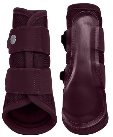 Equiva Gamaschen Avior, atmungsaktive Pferdegamaschen mit Multilagen-Mesh, Stoßdämpfung, Druckverteilung und Klettverschluss