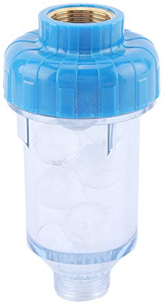 Jeffergarden Préfiltre de Robinet de Purificateur d'eau, Pré-filtre en Cristal de Silicium en Cuivre ABS, Système de Filtration de Lavage à Contre-courant Domestique de 3 4 Pouces, 35,6 à 158 °F