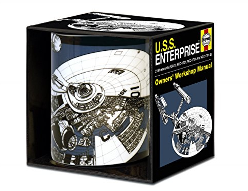 Logoshirt Star Trek - USS Enterprise - Haynes Workshop Manual Porzellan Tasse - Kaffeebecher - farbig - Lizenziertes Originaldesign