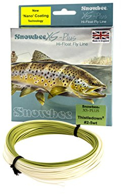Snowbee XS Plus Thistle Down 2 Schwimmende Fliegenschnur, Floating #2-#5