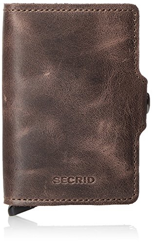 Secrid Geldbörse Twinwallet Vintage, Unisex, Braun, Leder, Geldbörse, Vintage, RFID geschützt