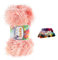 maDDma 100g Strickgarn Yumos Fransenstrickgarn Strickwolle, lachsfarben