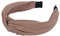 axy Breiter Haarreif mit raffinierten Knoten-Vintage-Wunderschön Stirnband Haarschmuck Damen Haarreifen HR34b Stil A (Stil A - Beige)