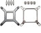 Unbekannt 115X Water Cooling CPU Cooler Mounting Bracket Kit for CORSAIR Hydro H60 H80i H100i H110i GT