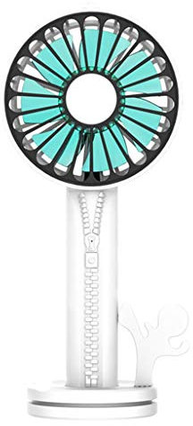 Rimani fresco con stile con un ventilatore portatile ricaricabile con velocità regolabili e un design elegante