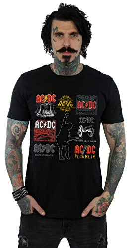 AC/DC Men's Art Collection T-Shirt Black Large