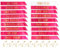 STAY GENT 18 Stück Bride Tribe Schärpen Set 17 Rosa mit 1 Weiß-Bride Schärpe Junggesellinnenabschied - Team-Braut und Mädchen-Nacht Heraus Favor