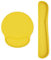 Dapesuom Keyboard Wrist Rest and Mouse Pad with Wrist Support, Memory Foam Wrist Rests for Keyboard and Mouse Set, Ergonomic Wrist Pad with Non Slip Base for Easy Typing & Pain Relief,Apricot Yellow